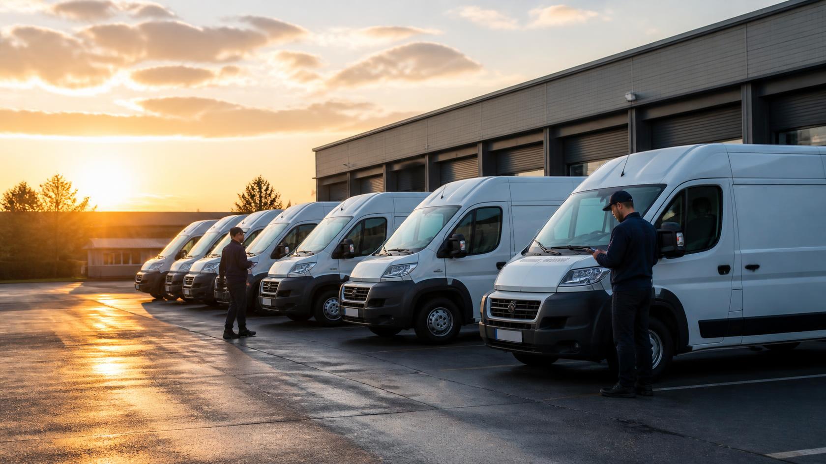 OneLove Logistics fleet at depot